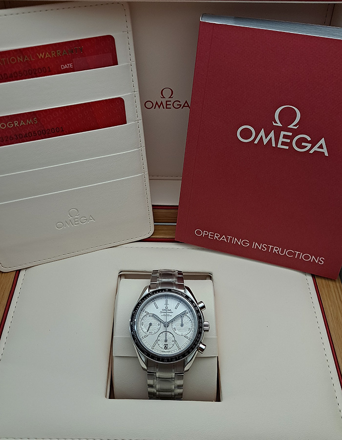 Omega Speedmaster Racing Co-Axial Chronograph Wristwatch Ref. 326.30.40.50.02.001